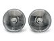 Delta Lights 7-Inch Classic LED Headlights; Chrome Housing; Clear Lens (97-06 Jeep Wrangler TJ)