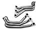 BBK 1-5/8-Inch Full-Length Long Tube Headers with Catted Y-Pipe; Polished Silver Ceramic (07-11 3.8L Jeep Wrangler JK)