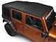 Rugged Ridge XHD Sailcloth Soft Top with Spring Assist and Tinted Windows; Black Diamond (07-09 Jeep Wrangler JK 4-Door)