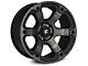 Fuel Wheels Beast Matte Black Machined Wheel; 18x9 (07-18 Jeep Wrangler JK)