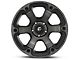 Fuel Wheels Beast Matte Black Machined Wheel; 18x9 (07-18 Jeep Wrangler JK)