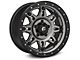 Fuel Wheels Hostage III Gunmetal and Black Wheel; 17x9; 1mm Offset (18-24 Jeep Wrangler JL)