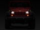 KC HiLiTES H4 Headlight Conversion Kit; Chrome Housing; Clear Lens (07-18 Jeep Wrangler JK)