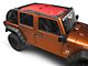 Rugged Ridge Full-Length Eclipse Sun Shade; Red (07-18 Jeep Wrangler JK 4-Door)