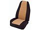 Smittybilt Neoprene Front and Rear Seat Covers; Black/Tan (97-06 Jeep Wrangler TJ)