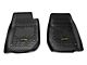 Barricade Front Floor Mats; Black (07-18 Jeep Wrangler JK)