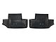 Barricade Rear Floor Mats; Black (07-18 Jeep Wrangler JK 2-Door)