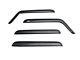 Rugged Ridge Window Visors; Carbon Fiber Finish (07-18 Jeep Wrangler JK 4-Door)