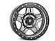 Fuel Wheels Anza Matte GunMetal Wheel; 17x8.5; -6mm Offset (18-24 Jeep Wrangler JL)