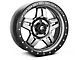 Fuel Wheels Anza Matte GunMetal Wheel; 18x9 (20-24 Jeep Gladiator JT)