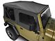 Factory Replacement Soft Top with Clear Windows; Black Diamond (97-06 Jeep Wrangler TJ w/ Half Doors, Excluding Unlimited)