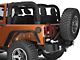 Rugged Ridge Non-Locking Fuel Door Cover; Textured Black (07-18 Jeep Wrangler JK)