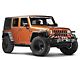 Raptor Series 4-Inch OE Style Curved Oval Side Step Bars; Black Textured (07-18 Jeep Wrangler JK 4-Door)