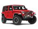 RedRock Stubby Winch Front Bumper with LED Lights and Stinger Bar (18-24 Jeep Wrangler JL)