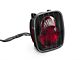 Crystal Eyes Tail Lights; Bermuda Black Housing; Clear Lens (87-06 Jeep Wrangler YJ, TJ)