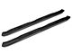 RedRock Pinnacle Oval Bent End Side Step Bars; Textured Black (07-18 Jeep Wrangler JK 4-Door)