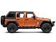 Two-Piece Slant Hard Top; Black (07-18 Jeep Wrangler JK 4-Door)