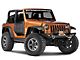 JTopsUSA Mesh Trail Door Skins for Barricade Adventure Tube Doors; Black (07-18 Jeep Wrangler JK 2-Door)