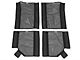 JTopsUSA Black Mesh Trail Door Skins for Barricade Adventure Tube Doors (07-18 Jeep Wrangler JK 4-Door)