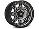 Fuel Wheels Hostage III Gunmetal and Black 17x9 Wheel and BF Goodrich Mud Terrain T/A KM2 35x12.50R17 Tire Kit (07-18 Jeep Wrangler JK)