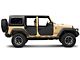 Bestop 2-Piece Full Fabric Doors; Black Diamond (07-18 Jeep Wrangler JK)