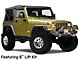 Mammoth 8 Simulated Beadlock Style Polished 15x8 Wheel and BF Goodrich All Terrain TA KO2 35x12.50R15 Tire Kit (87-06 Jeep Wrangler YJ & TJ)