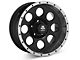 Mammoth 8 Simulated Beadlock Style Black 15x8 Wheel and BF Goodrich All Terrain TA KO2 35x12.50R15 Tire Kit (87-06 Jeep Wrangler YJ & TJ)