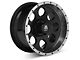 Mammoth 8 Simulated Beadlock Style Black 15x8 Wheel and BF Goodrich All Terrain TA KO2 35x12.50R15 Tire Kit (87-06 Jeep Wrangler YJ & TJ)