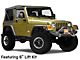 Mammoth 8 Simulated Beadlock Style Black 15x8 Wheel and BF Goodrich All Terrain TA KO2 35x12.50R15 Tire Kit (87-06 Jeep Wrangler YJ & TJ)