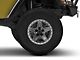 Mammoth Boulder Simulated Beadlock Style Charcoal 16x8 Wheel and BF Goodrich All Terrain TA KO2 305/70R16 Tire Kit (87-06 Jeep Wrangler YJ & TJ)