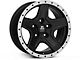 Mammoth Boulder Simulated Beadlock Style Black 16x8 Wheel and BF Goodrich All Terrain TA KO2 305/70R16 Tire Kit (07-18 Jeep Wrangler JK)