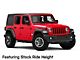 Mammoth Boulder Simulated Beadlock Style Charcoal 16x8 Wheel and BF Goodrich All Terrain TA KO2 305/70R16 Tire Kit (07-18 Jeep Wrangler JK)