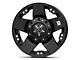 XD Rockstar Matte Black Wheel; 17x9; -12mm Offset (18-24 Jeep Wrangler JL)