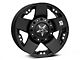 XD Rockstar Matte Black Wheel; 17x9; -12mm Offset (18-24 Jeep Wrangler JL)