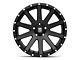 XD Heist Satin Black Wheel; 17x9; 30mm Offset (18-24 Jeep Wrangler JL)