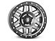 XD Machete Matte Gray with Black Ring Wheel; 17x9 (07-18 Jeep Wrangler JK)