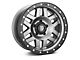 XD Machete Matte Gray with Black Ring Wheel; 17x9 (18-24 Jeep Wrangler JL)