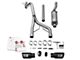 AFE Rebel Series 2.50-Inch Cat-Back Exhaust System with Black Tips (07-18 Jeep Wrangler JK)