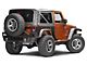 Smittybilt Rear XRC Body Armor Skins; Textured Matte Black (07-18 Jeep Wrangler JK)