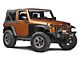 Smittybilt Front XRC Body Armor Skins; Textured Matte Black (07-18 Jeep Wrangler JK)