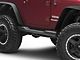 Mopar Factory Style Molded Side Step Bars; Black (07-18 Jeep Wrangler JK 2-Door)