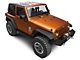 JTopsUSA Safari Mesh Top; Wavy American Flag (07-18 Jeep Wrangler JK 2-Door)