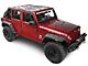 JTopsUSA Safari Mesh Top; Wavy American Flag (07-18 Jeep Wrangler JK 4-Door)