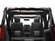 JTopsUSA Safari Mesh Top; Wavy American Flag (07-18 Jeep Wrangler JK 4-Door)