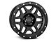 Pro Comp Wheels Phaser Satin Black Wheel; 17x9 (07-18 Jeep Wrangler JK)