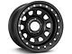 Pro Comp Wheels Steel Series 252 Street Lock Flat Black Wheel; 15x8 (97-06 Jeep Wrangler TJ)