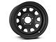 Pro Comp Wheels Steel Series 51 District Flat Black Wheel; 15x8; -19mm Offset (87-95 Jeep Wrangler YJ)