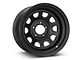 Pro Comp Wheels Steel Series 51 District Flat Black Wheel; 15x8; -19mm Offset (97-06 Jeep Wrangler TJ)