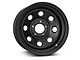 Pro Comp Wheels Steel Series 97 Rock Crawler Flat Black Wheel; 15x8; -19mm Offset (97-06 Jeep Wrangler TJ)