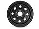 Pro Comp Wheels Steel Series 97 Rock Crawler Flat Black Wheel; 15x8; -19mm Offset (97-06 Jeep Wrangler TJ)